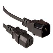 Rallonge d'alimentation ACT - IEC 60320 C14 vers IEC 60320 C13