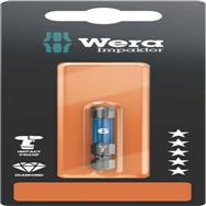 Embout hexagonal Wera 840/4 IMP DC SB SiS 6 mm, acier à outils allié, revêtement diamanté F 6.