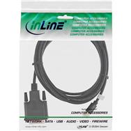 Câble InLine Mini DisplayPort mâle vers DVI-D 24+1 mâle - noir/or - 0,5 m