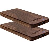 Batterie externe USB InLine 2 pièces 5 000 mAh avec écran LED