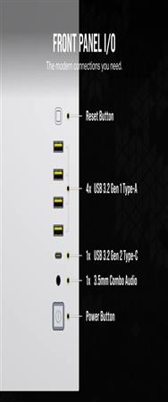 Corsair 6500X iCUE LINK RGB Double Chambre Blanc