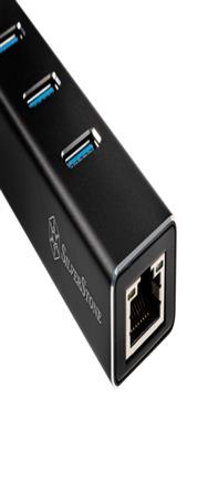 Hub USB 3.0 3 ports SilverStone SST-EP04 avec Gigabit Ethernet