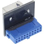 Adaptateur InLine USB 3.0 vers USB 3.1 Key-A pour panneau avant, droit et interne