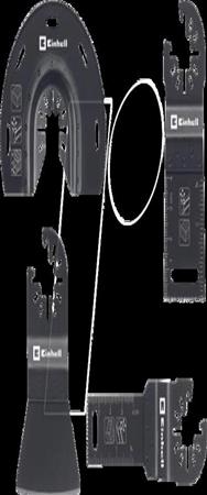 Coffret multi-outils Einhell pour bois et plastique - 4 pièces
