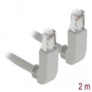 Câble patch Delock - RJ-45 (M) coudé vers le haut vers RJ-45 (M) coudé vers le haut