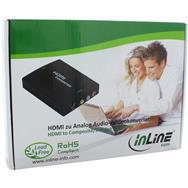 Convertisseur HDMI vers S-Vidéo en ligne + convertisseur audio RCA