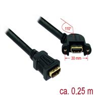 Câble HDMI pour montage sur panneau Delock
