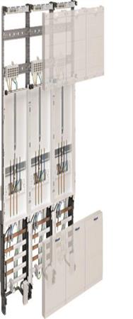 Tableau complet Hager 3ZP univ.Z H1050mm version 3 voies Thuringe ZL31X4N