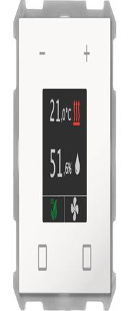 Extension de température ambiante MDT KNX Smart 63 avec écran couleur blanc