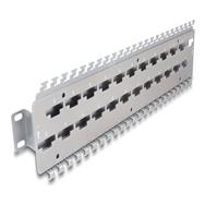 Panneau de routage de gestion des câbles en rack Delock