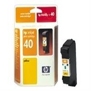 HP 40 Standard Yield Ink Cartridge: Pigment-based, 1 Pc
