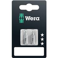 Wera 05073314001, 2 pièces, Torx, TX 20x25, 25,4 / 4 mm (1 / 4"), hexagonal, blister