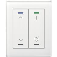 Bouton-poussoir en verre double avec capteur de température MDT BE-GTL2TW.C1