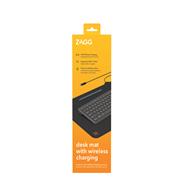 Tapis de bureau de chargement sans fil ZAGG, noir