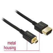 Delock Slim Haute Qualité - HDMI avec câble Ethernet