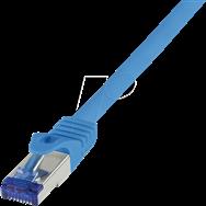 LogiLink C6A036S - 1 m - Cat6a - S/FTP (S-STP) - RJ-45 - RJ-45 - Blue