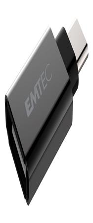 EMTEC T600 - USB 3.0 - USB-C - Noir