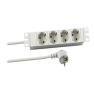 Bachmann EFB Elektronik ESP.72K - 2 m - 4 AC outlet(s) - Indoor - IP20 - 1.5 mmÃ‚Â² - Aluminium