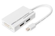 DIGITUS DB-340509-002-W Adaptateur multi-mini DP