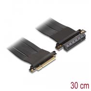 Carte Riser Delock PCI Express x8 vers x8 avec câble flexible