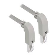 Câble patch Delock - RJ-45 (M) coudé vers le bas vers RJ-45 (M) coudé vers le bas