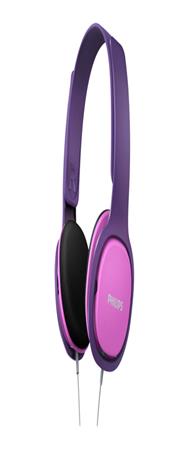 Philips SHK2000PK/00 Écouteurs pour enfants rose violet