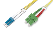 Câble fibre optique DIGITUS DK-292SCA3LC-03 SC APC vers LC PC