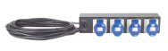 APC Basic Rack PDU - Tension - 230 V - 4 contacts de sortie - 2U - 48,30 cm (19") (AP7586)