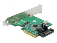 Carte PCIe Delock vers 1 x prise USB 3.2 Gen 2 Key B 20 broches interne