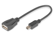 DIGITUS USB 2.0 OTG Mini-B vers un câble 0,2 m