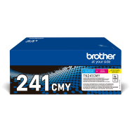 Brother TN241CMY - paquet de 3 - jaune, cyan, magenta