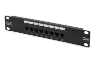Panneau de brassage DIGITUS CAT5E 8 ports 1U 10 pouces