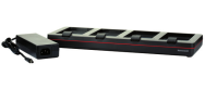 FOR RECHARGING UPTO 4 BATTERIES. KIT INCLUDES DOCK AND POWER SUPPLY, MUST ORDER POWER CORD SEPARATELY.