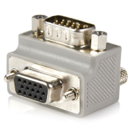 Adaptateur de câble VGA vers VGA type 2 coudé à droite