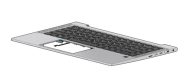 HP SPS-TOP COVER AVEC KBD DSC ENG/AR
