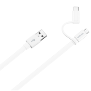 Huawei 4071417 - 1,5 m - USB A - USB 2.0 - Mâle/Mâle - Blanc