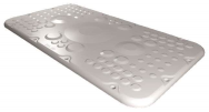 Rittal Plast AX 2566300 Plaques de bride, pour AX, BT : 401x221 mm