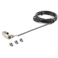 Câble de sécurité StarTech pour ordinateur portable avec combinaison à fente en K et câble de 2 m
