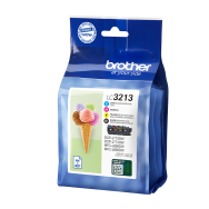 Pack économique Brother LC3213 - paquet de 4
