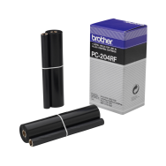 Brother PC204RF Ruban d'impression noir, paquet de 4