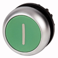 EATON Flush, bouton-poussoir vert, maintenu M22-DR-G-X1 216630