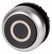 EATON 216609 M22-DS-X0 bouton-poussoir plat noir avec symbole IP67
