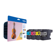 Brother LC127XLVALBPDR - Noir, Jaune, Cyan, Magenta