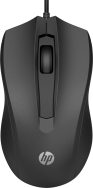 Souris optique filaire USB ambidextre HP 100 à 3 boutons