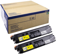 Brother TN329Y - paquet de 2 - jaune