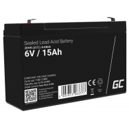 Batterie UPS AGM40 Acide plomb scellé (VRLA) 6 V 15 Ah