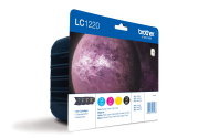 Brother LC1220VALBPDR - Noir, Jaune, Cyan, Magenta