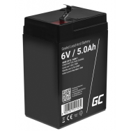 Batterie UPS AGM11 Acide plomb scellé (VRLA) 6 V 5 Ah