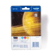 Pack arc-en-ciel Brother LC1100 - Jaune, Cyan, Magenta