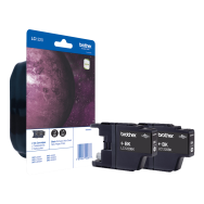 Brother LC1220BK paquet double - paquet de 2